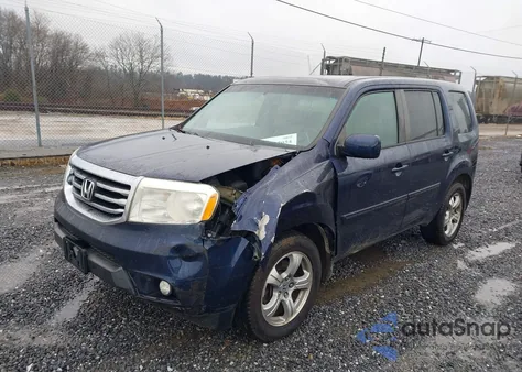 2014 Honda Pilot Ex-L z USA, uszkodzony, nr VIN 5FNYF4H53EB035892